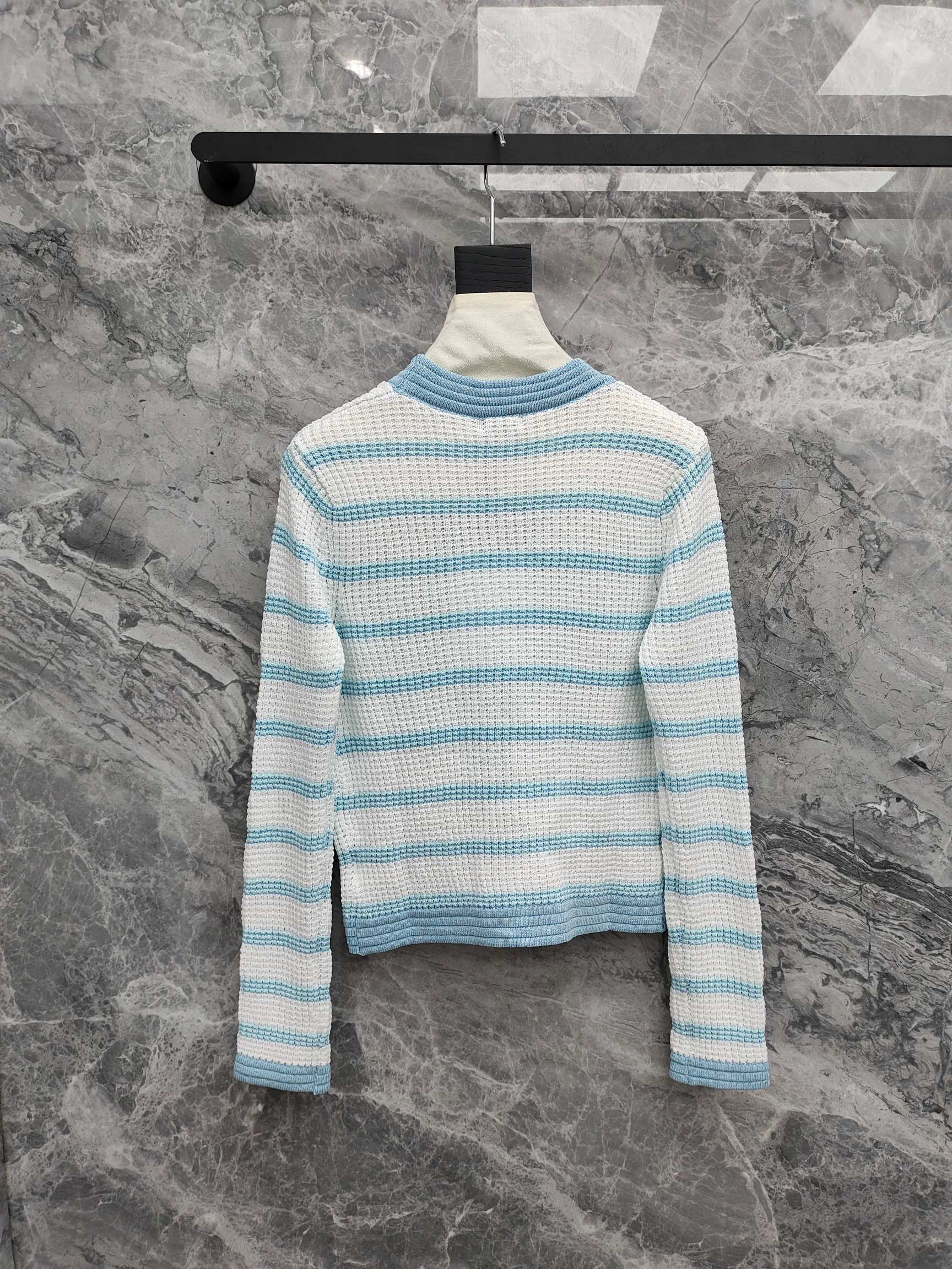 CC 25 Long Sleeve Striped Cardigan Tencel 283779
