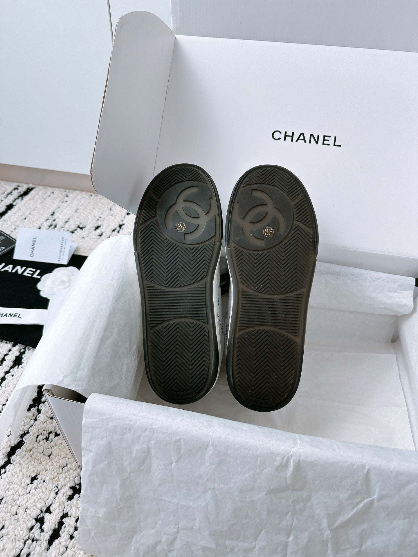 CC Sneaker In Black Canvas Fabric 144503