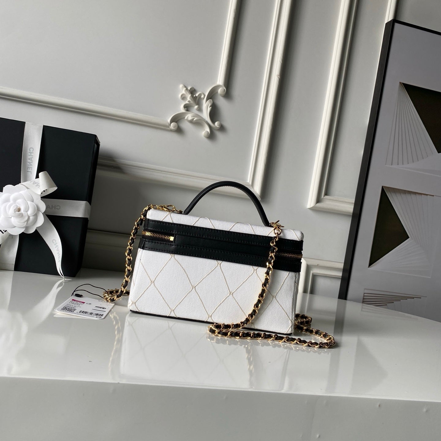 Chanel 2026 Vanity Case Bag 19.5cm Demin And Leather