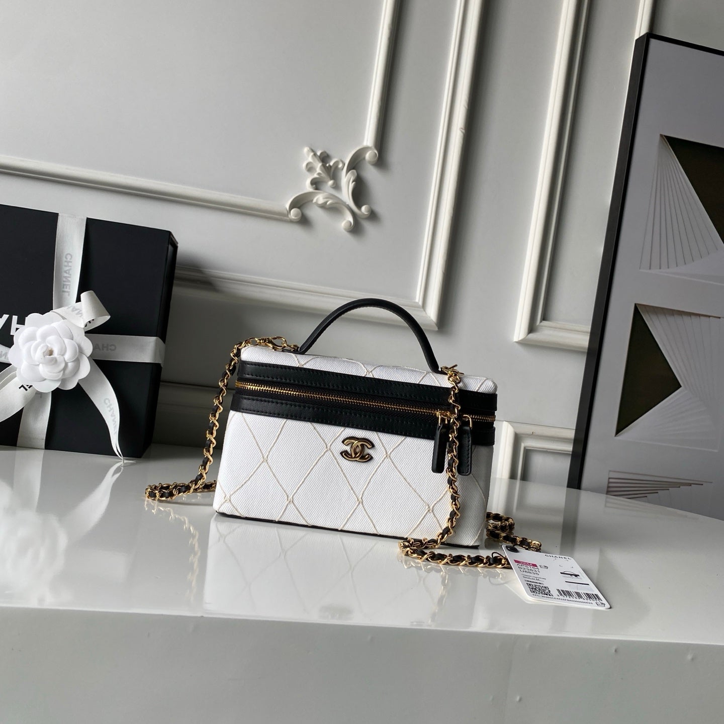 Chanel 2026 Vanity Case Bag 19.5cm Demin And Leather