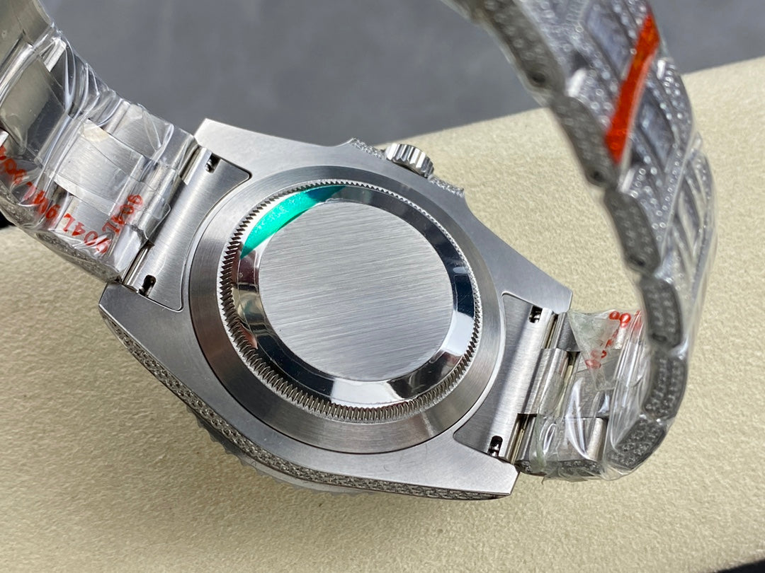 Rolex Submariner Date Blue Full Diamond