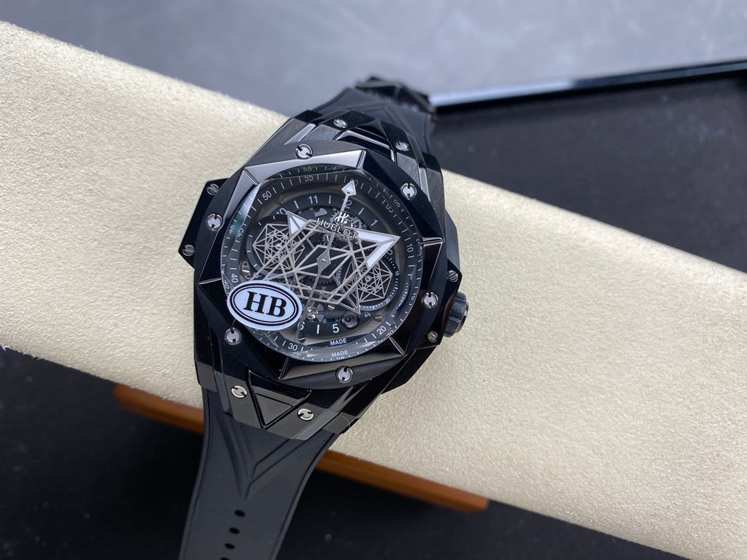 Hublot Big Bang Sang Bleu II Black Ceramic 45mm Watch