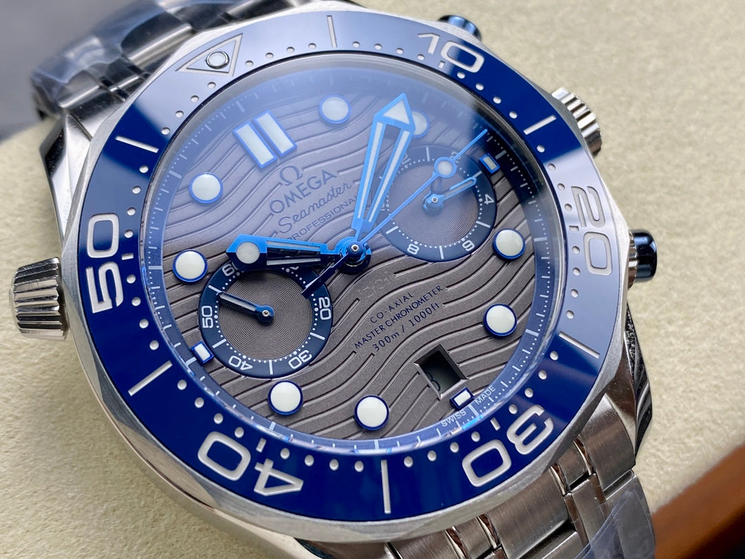 Omega Seamaster Diver 300M Co-Axial Master Chronometer Chronograph 44 mm Watch