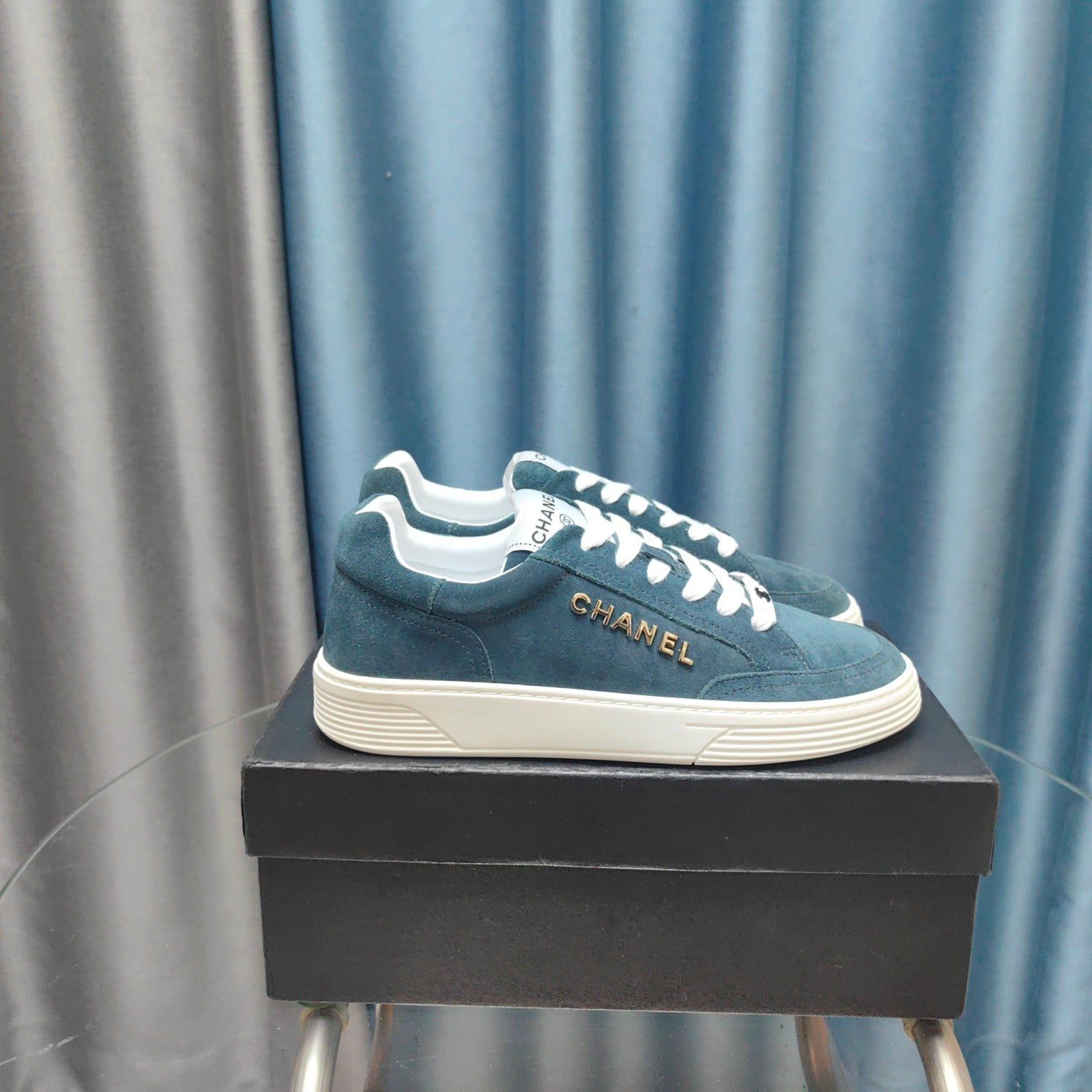 CC Sneaker Aquamarin Suede