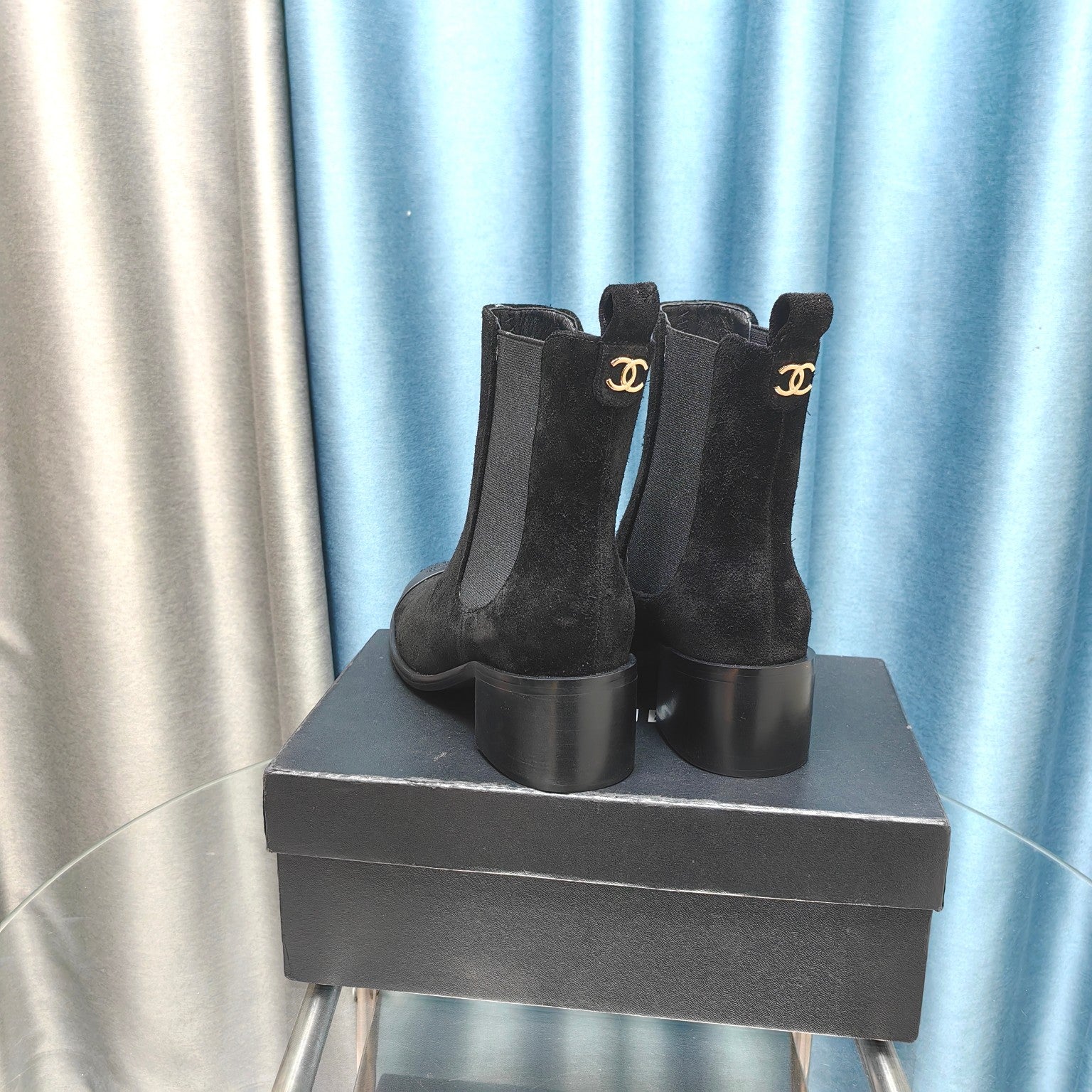 CC Chelsea Ankle Boots Black Suede