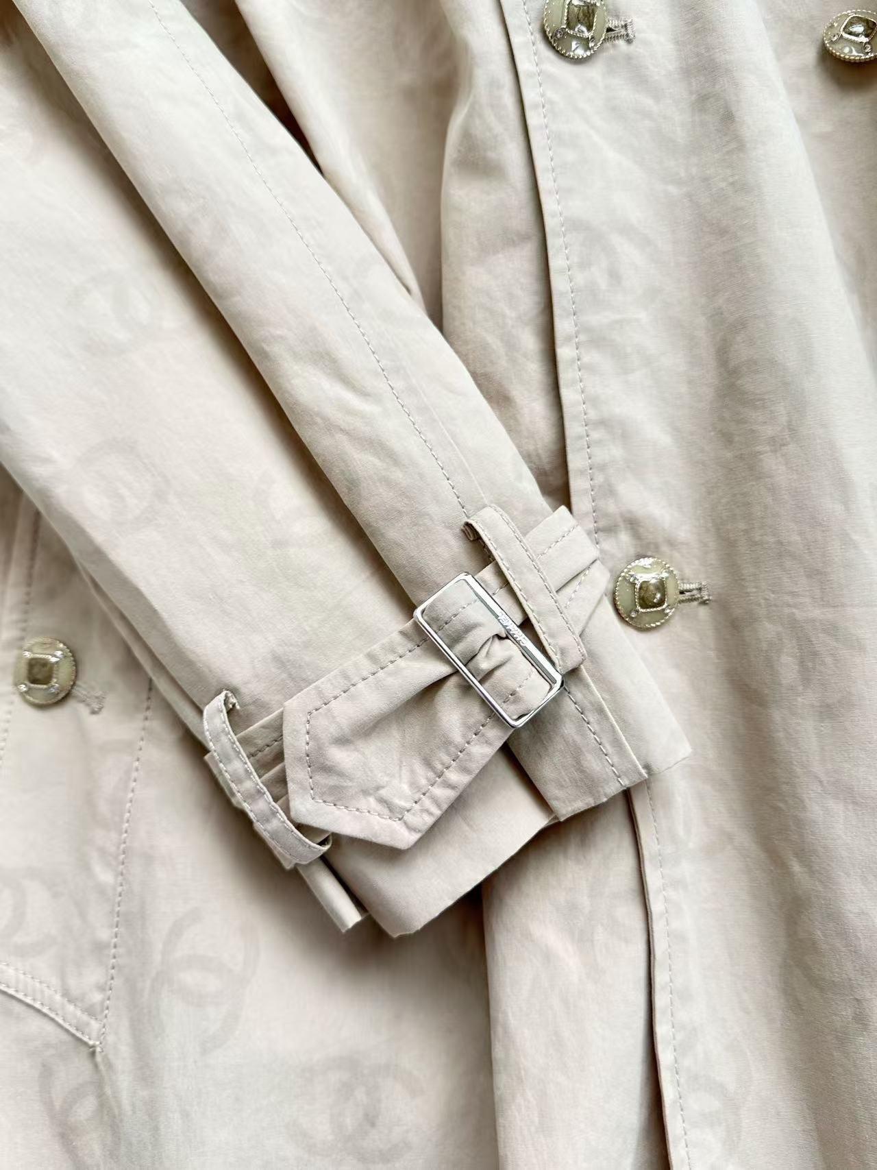 CC 25 Long Coat Beige Cotton 99890950