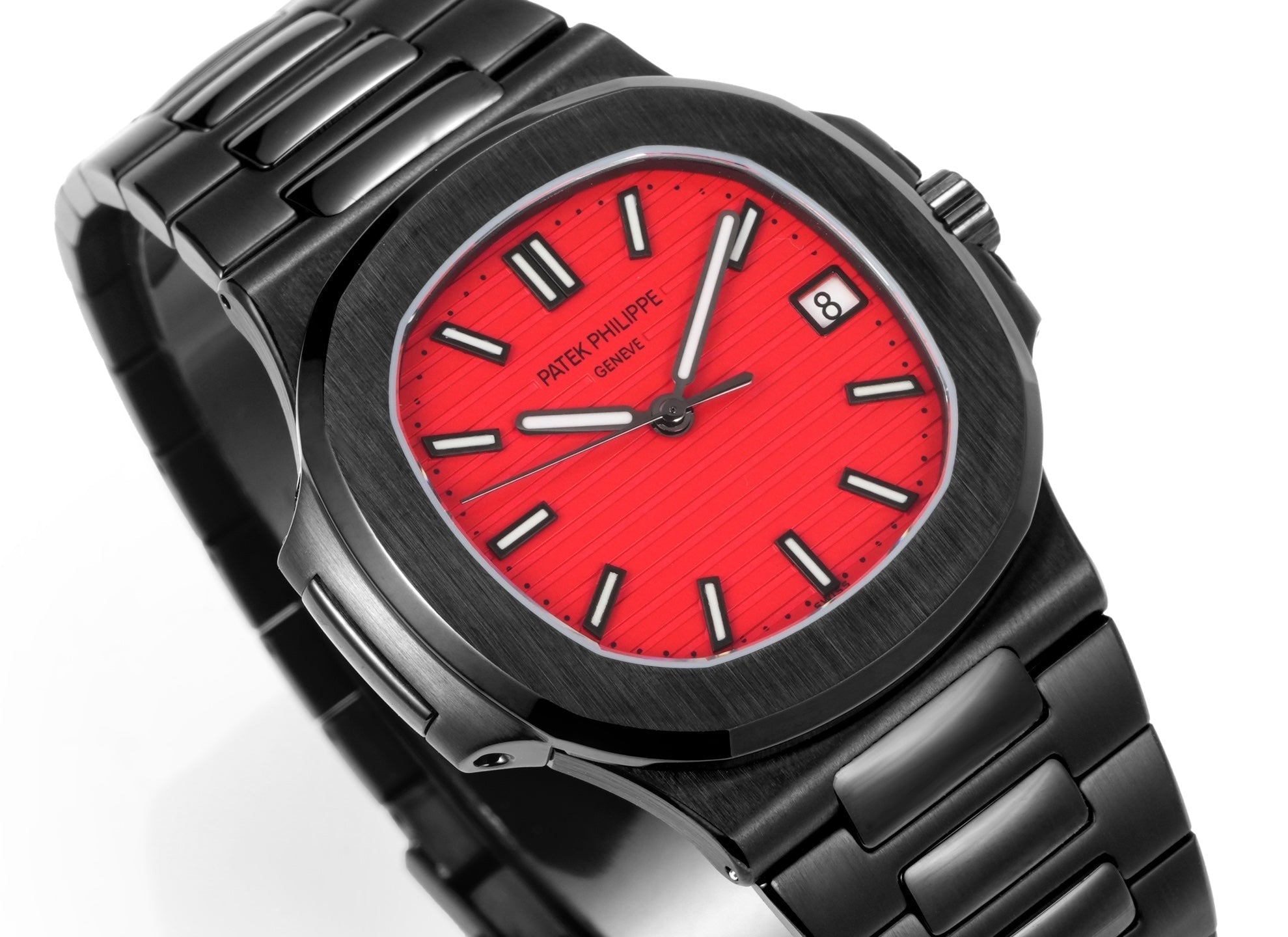 Patek Philippe Nautilus 5711 Red Dial Black Case Watch