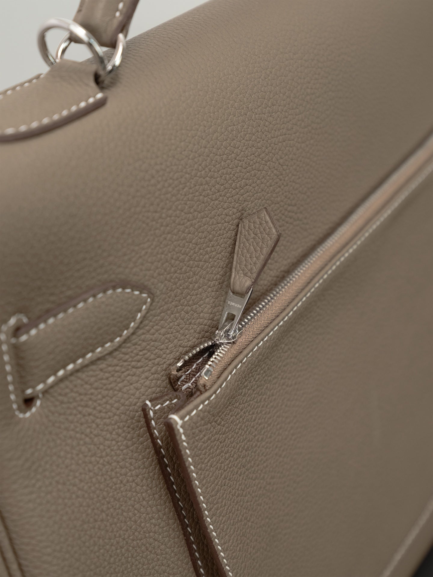 Hermes 2026 Maxi Kelly 42cm Bag Elephant Grey Togo Leather 284503