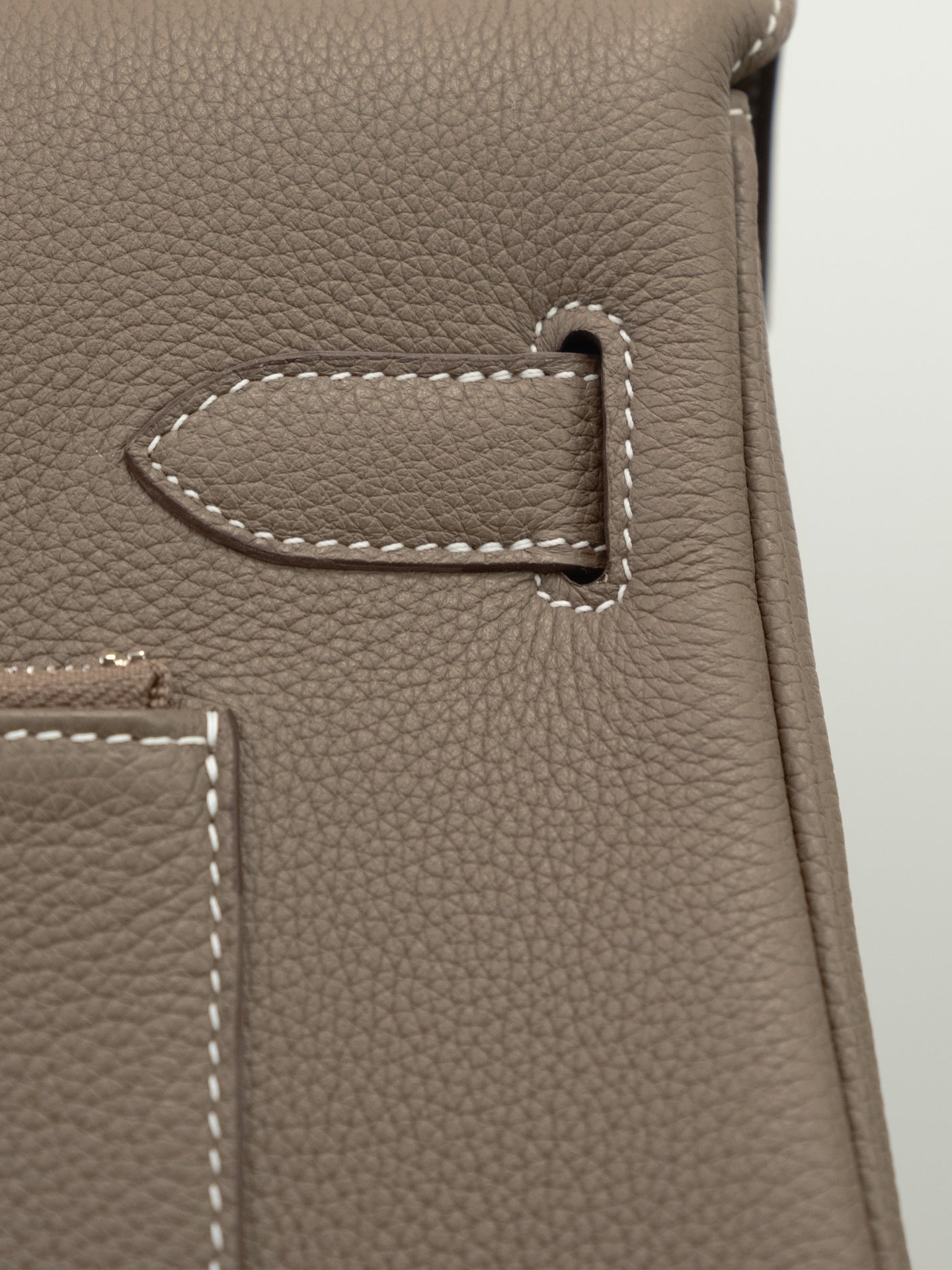 Hermes 2026 Maxi Kelly 42cm Bag Elephant Grey Togo Leather 284503