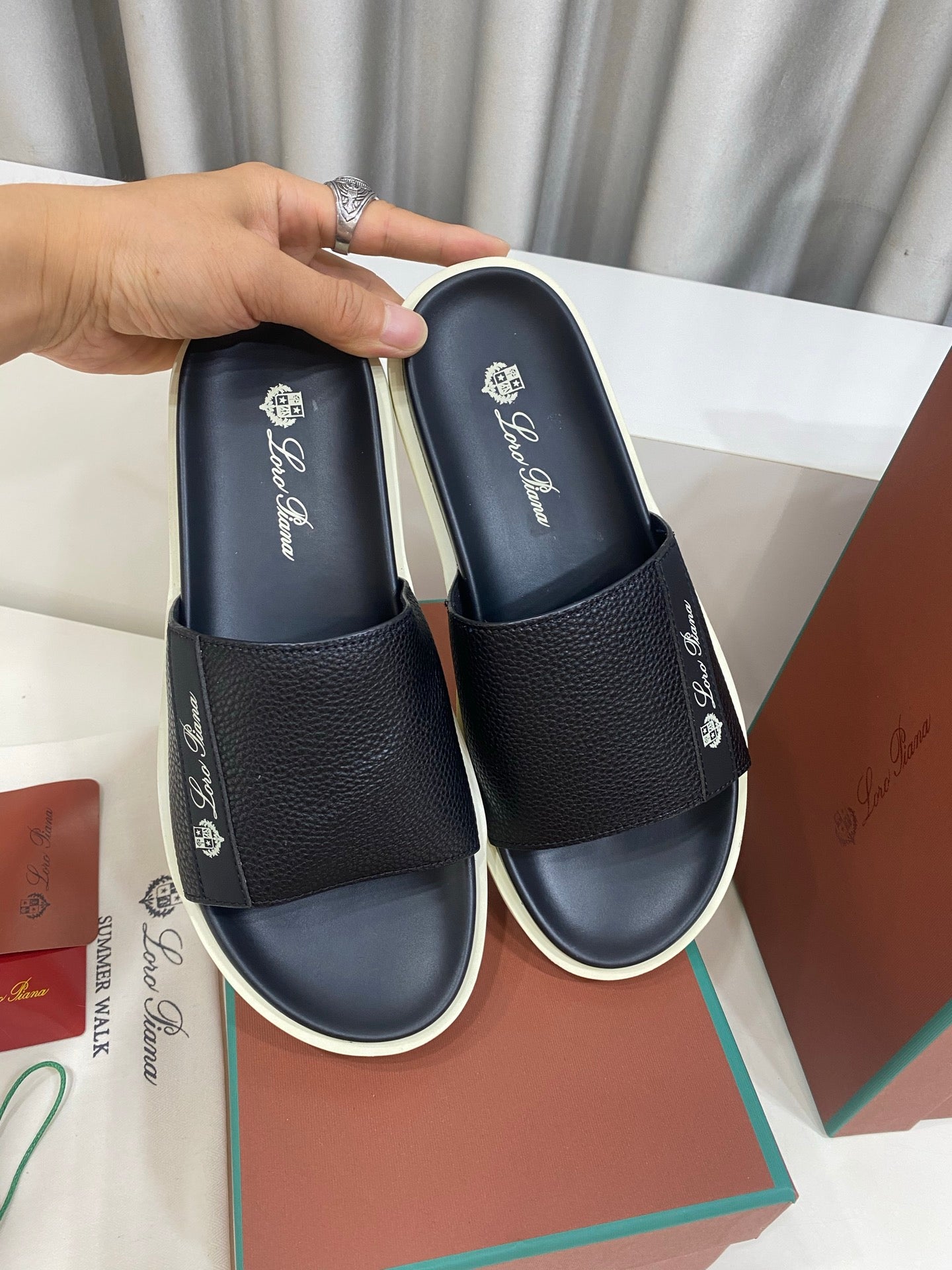 Loro Piana 2026 Slipper Suede Leather 911320
