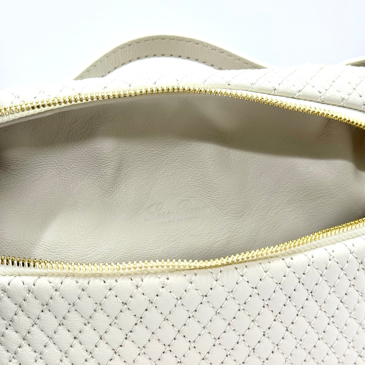 LP 2026 Extra Pocket L19 White/Sun Gold Lambskin