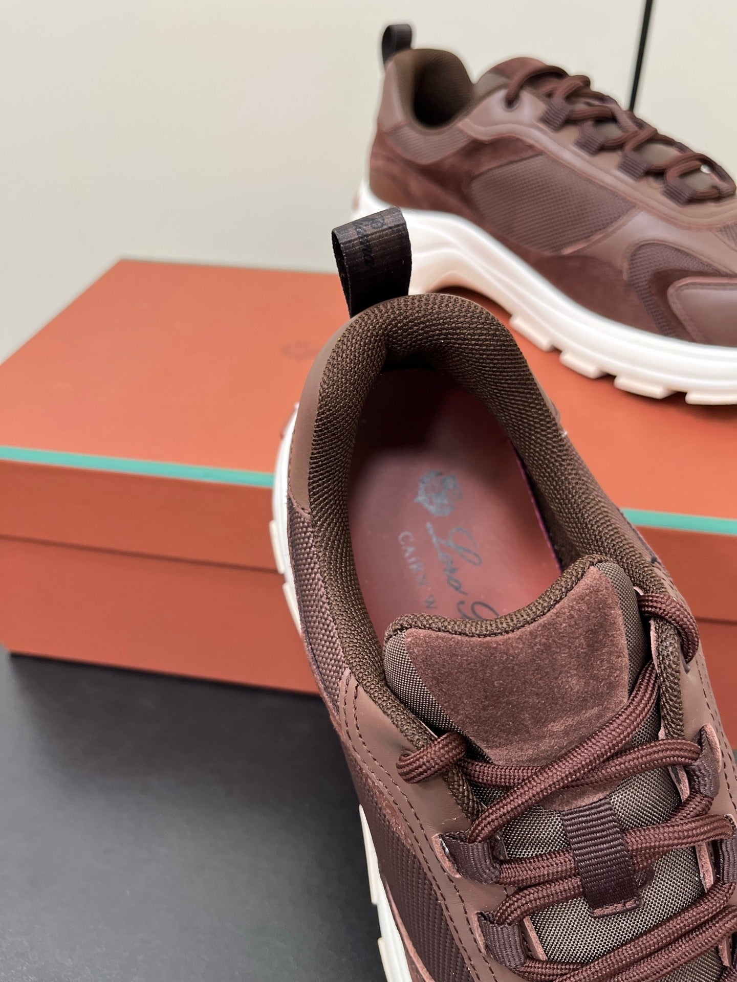 LP Cairn Walk Sneaker Eterna Cotto Calfskin and Fabric 210920