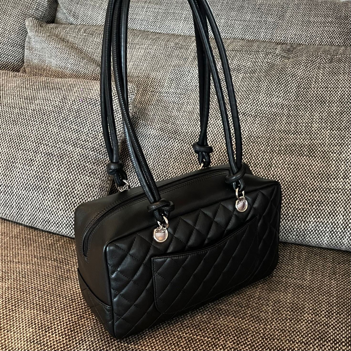 Chanel 2026 Cambon Ligne Bowling Bag 27cm Calfskin
