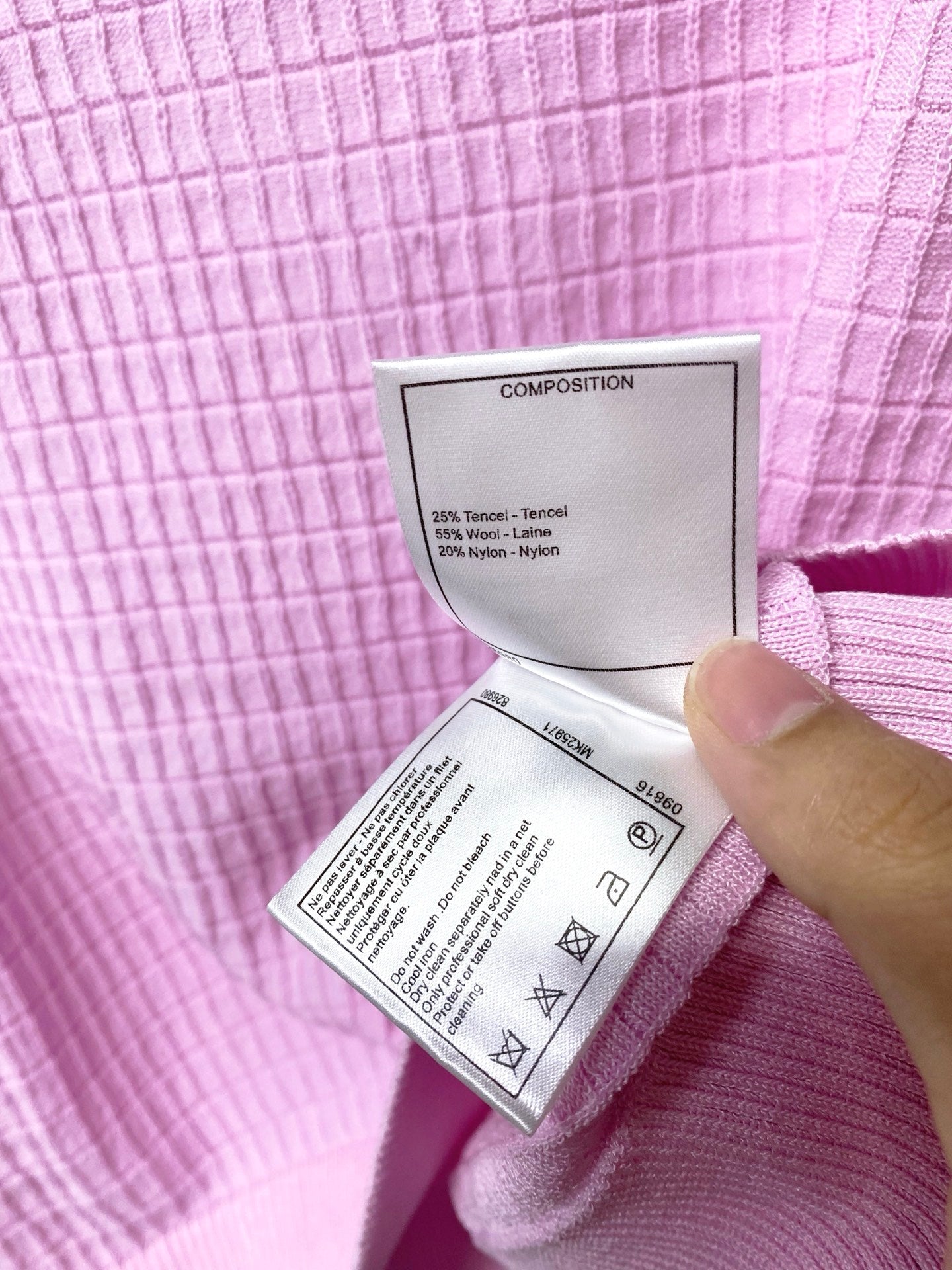 Chanel 2026 Pink Short-Sleeved Shirt Tencel 310322