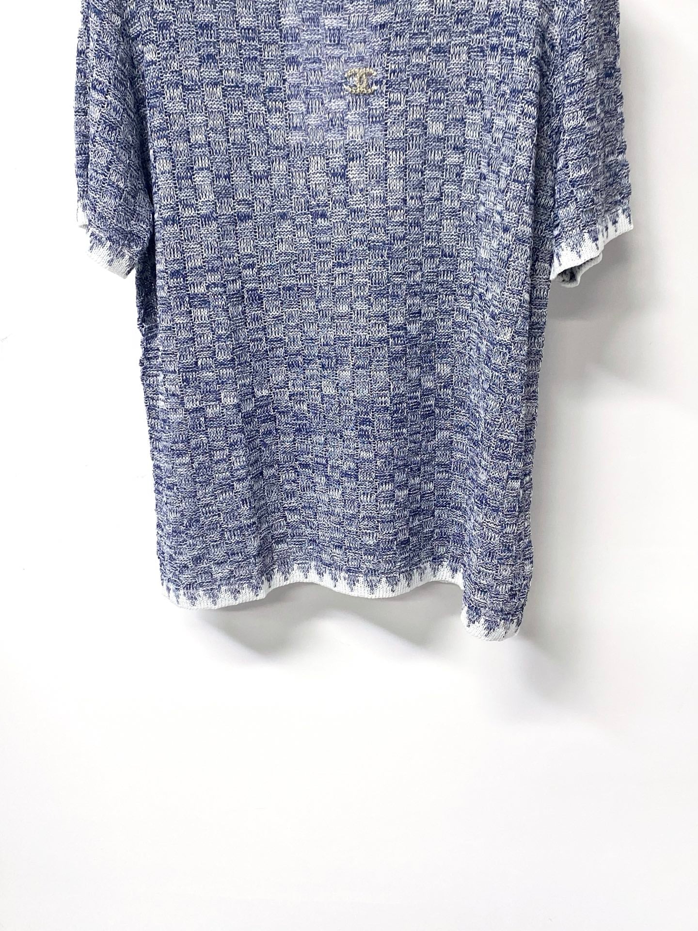 Chanel 2026 Short-Sleeved Shirt Mercerized Wool 439836