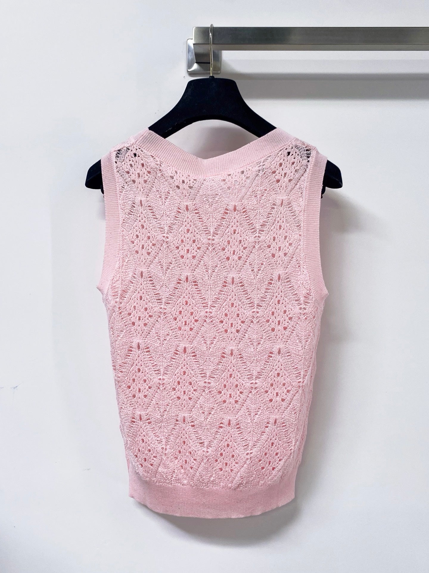 Dior 2026 Knit Vest Decorative Bow Pattern Cotton 479899