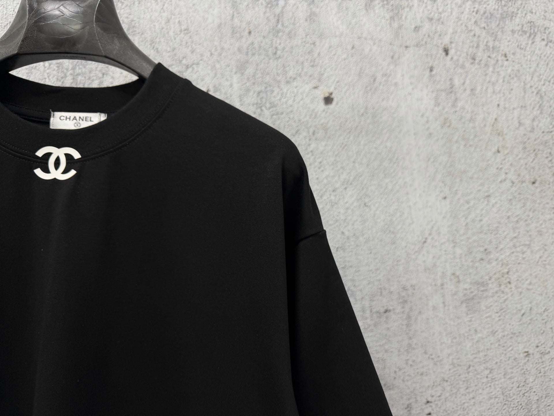 CC 2026  Short-Sleeve T-Shirt Black Pure Cotton 573879