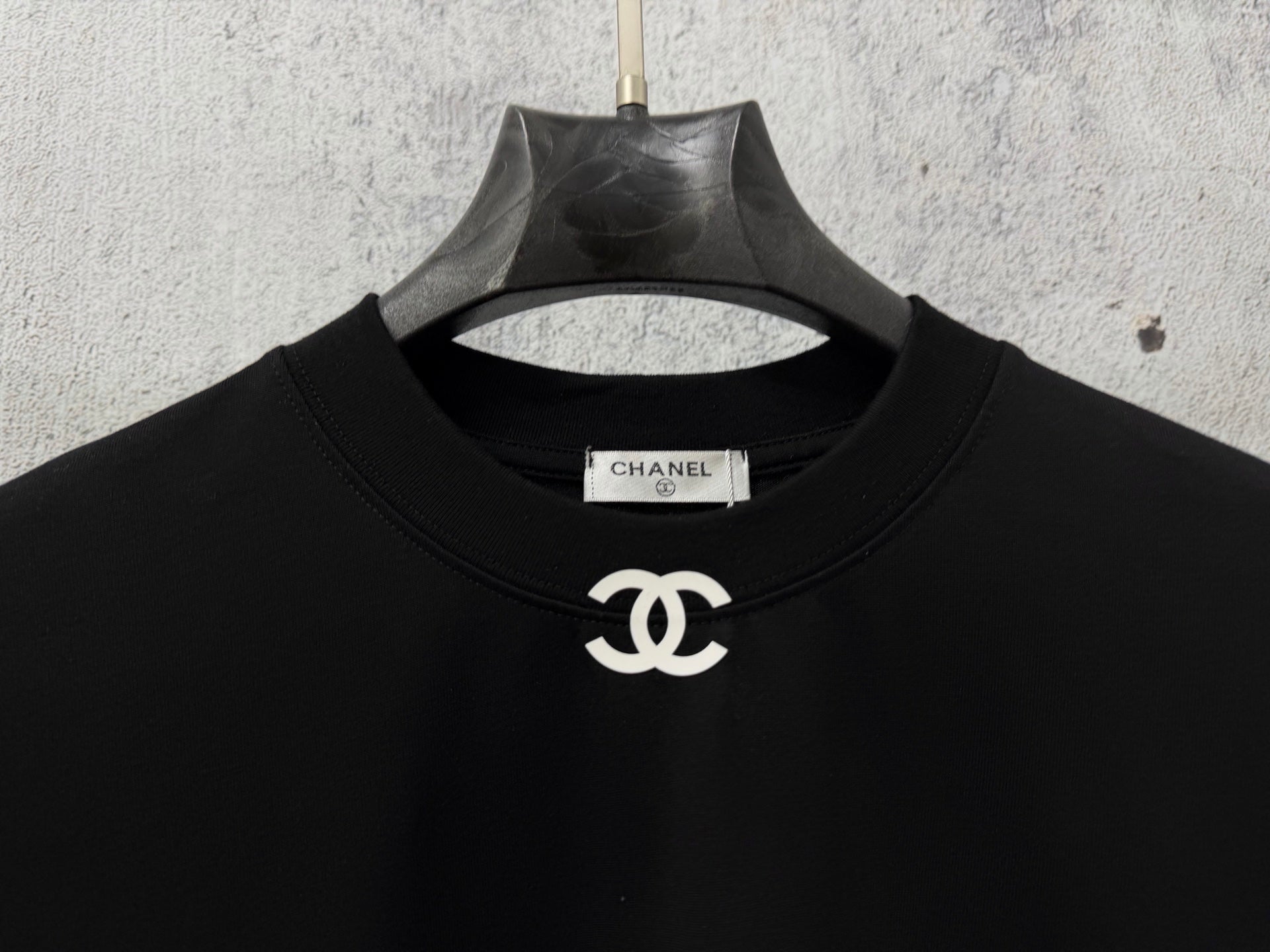 CC 2026  Short-Sleeve T-Shirt Black Pure Cotton 573879