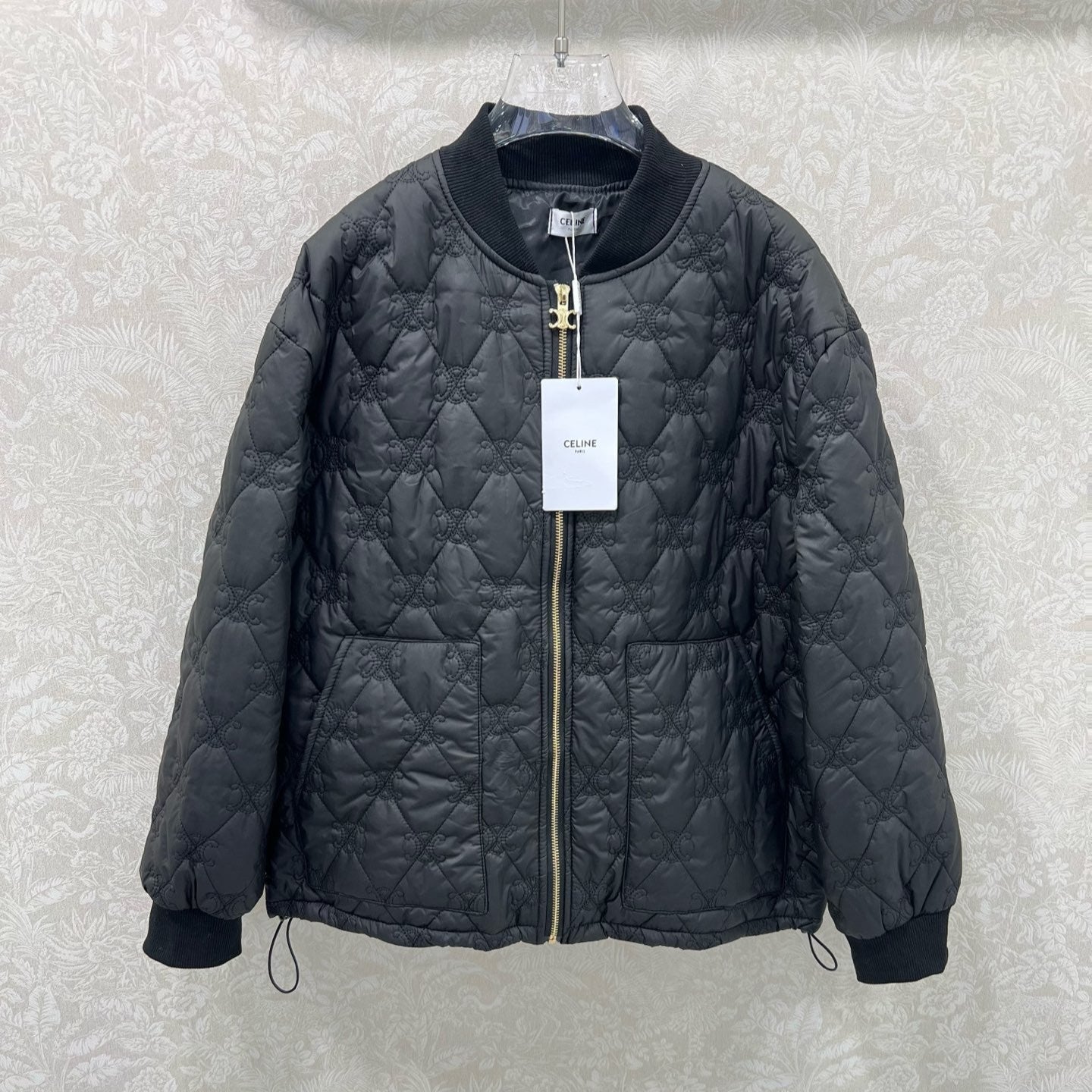 Celine 25 Jacket Black Polyester 302872