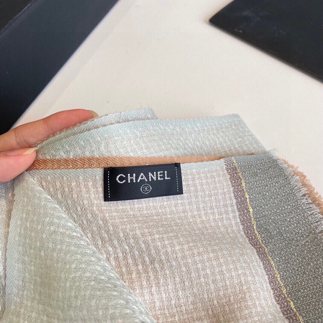 CC Scarf 200 CM In Light Grey Mix Light Beige Cashmere 413837