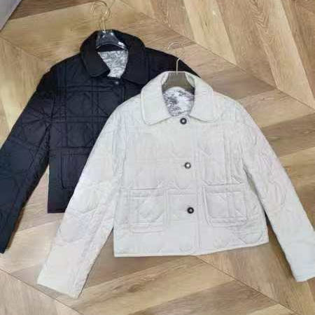 CD 25 Classic Printed Quilted Short Cotton Jacket