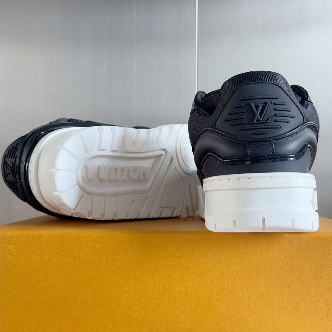 LV Trainer Maxi Sneaker 40mm Black Cowhide