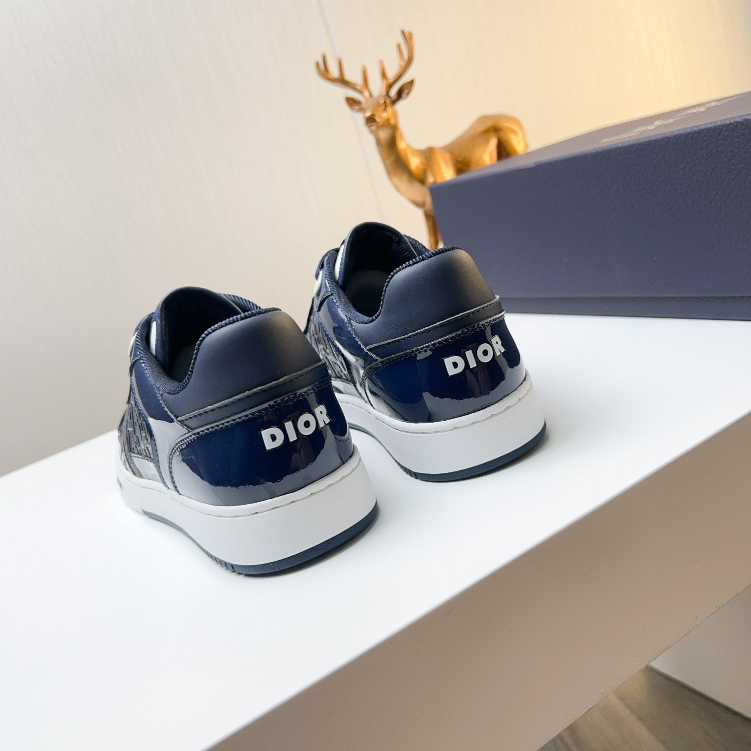 CD 25 B57 Sneaker Blue Patent Leather 750646