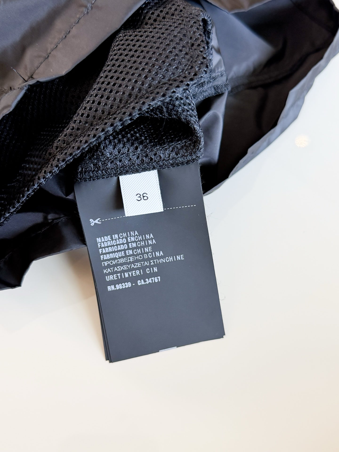 Prada 2026 Short Black Polyester 654927