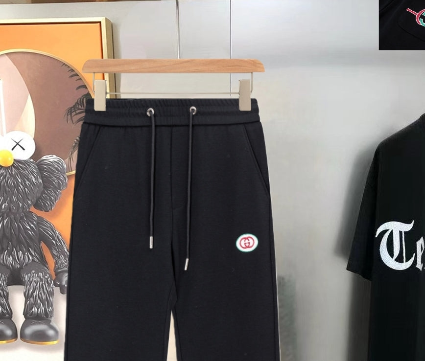 GC 2026 Men's Casual Sweatpants Black Knitted Cotton 644978
