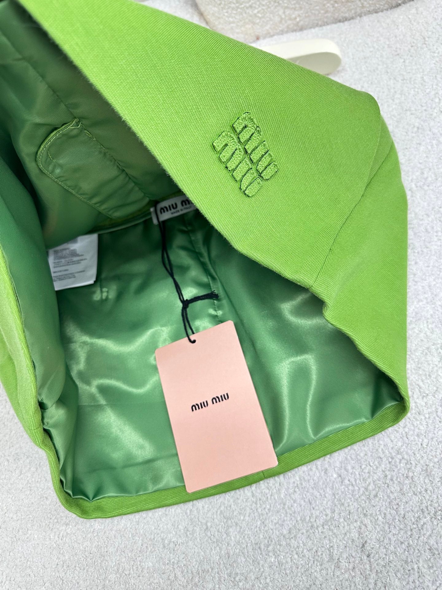Miumiu 2026 Skirt Green Cotton