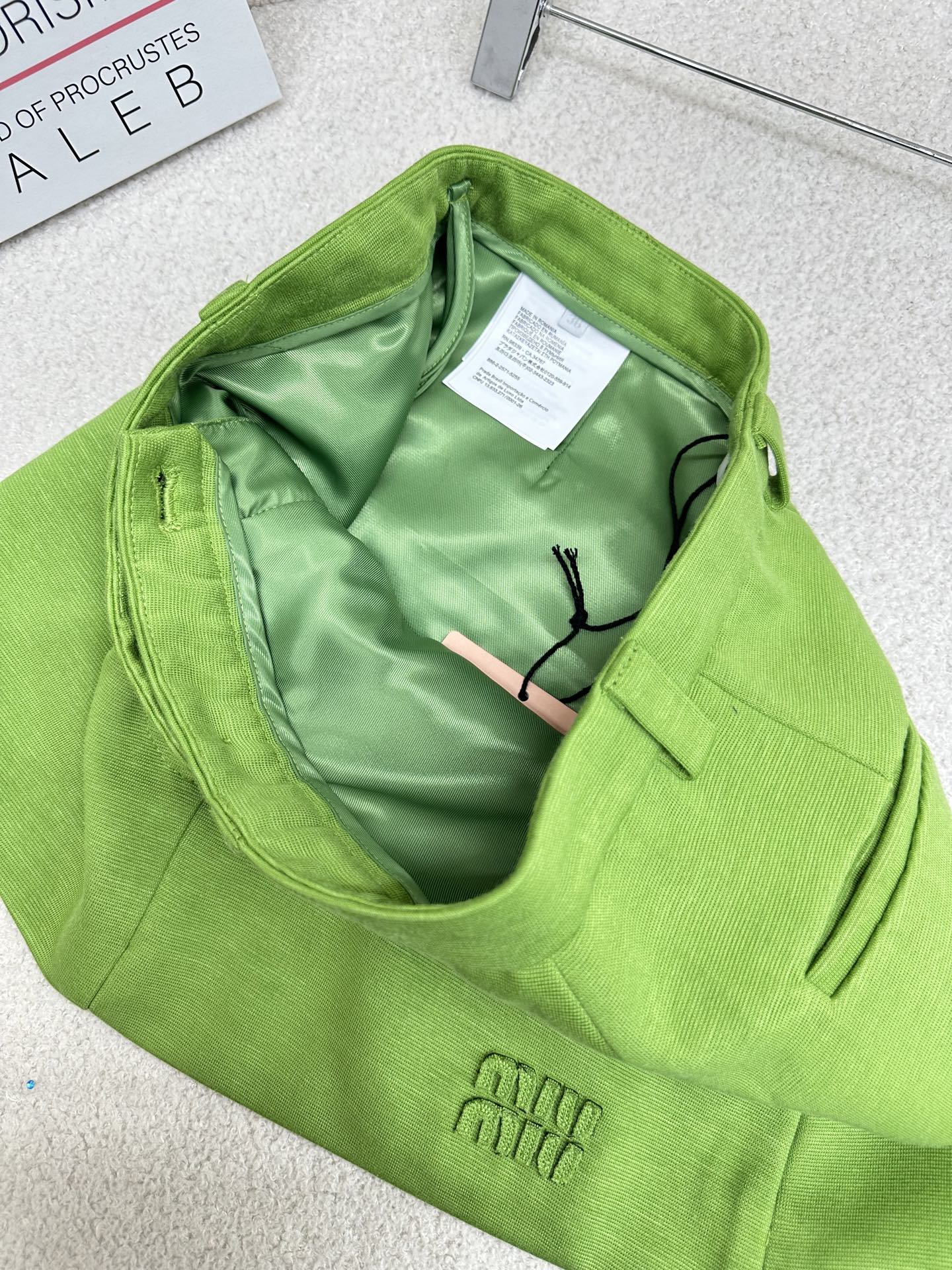 Miumiu 2026 Skirt Green Cotton