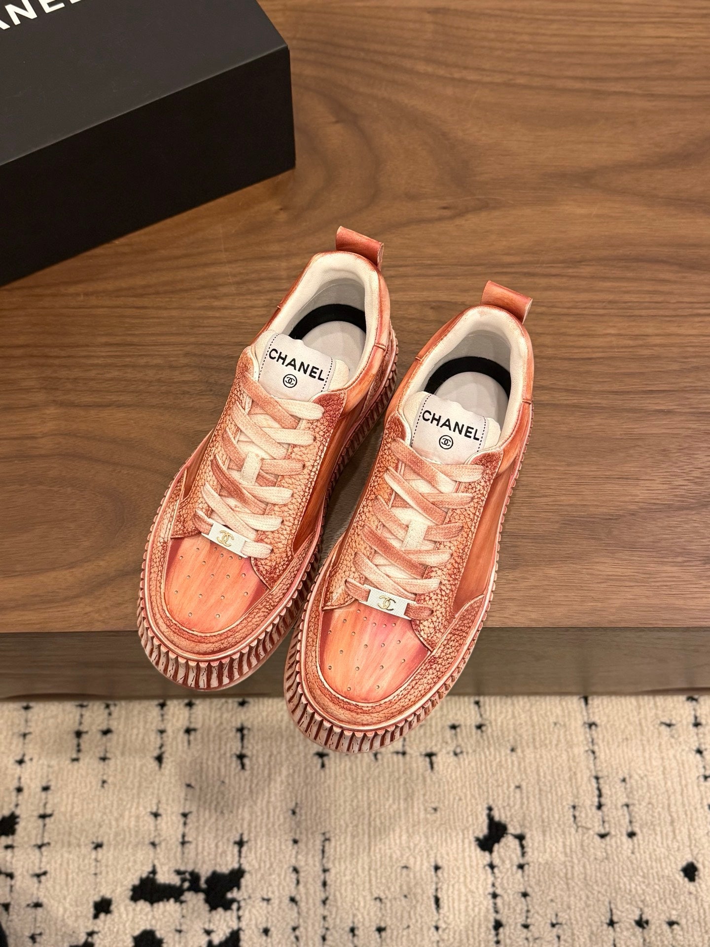 CC 26s Casual Sneaker Coral Orange Leather 183616