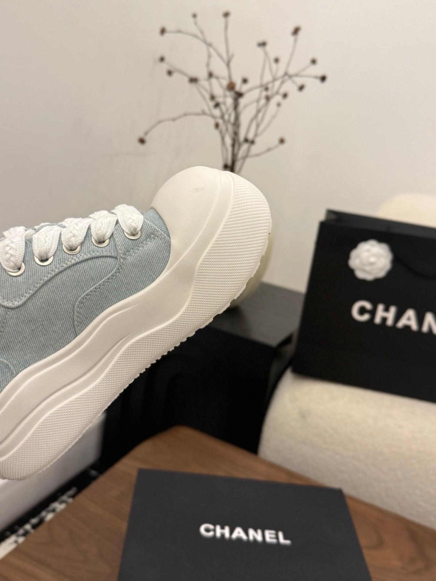 CC 26s Casual Sneaker Baby Blue White Canvas Leather 183594