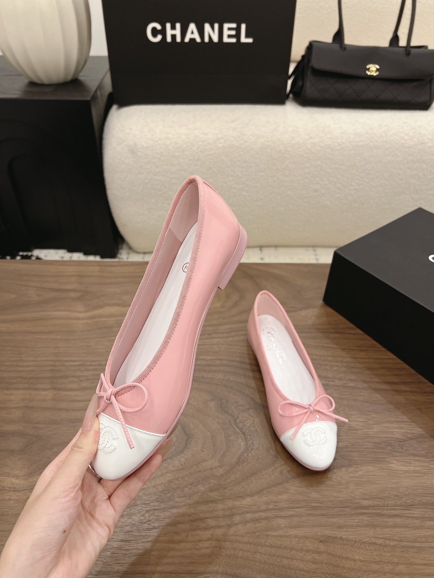 Chanel 2026 Ballet Flat Patent Leather 897526