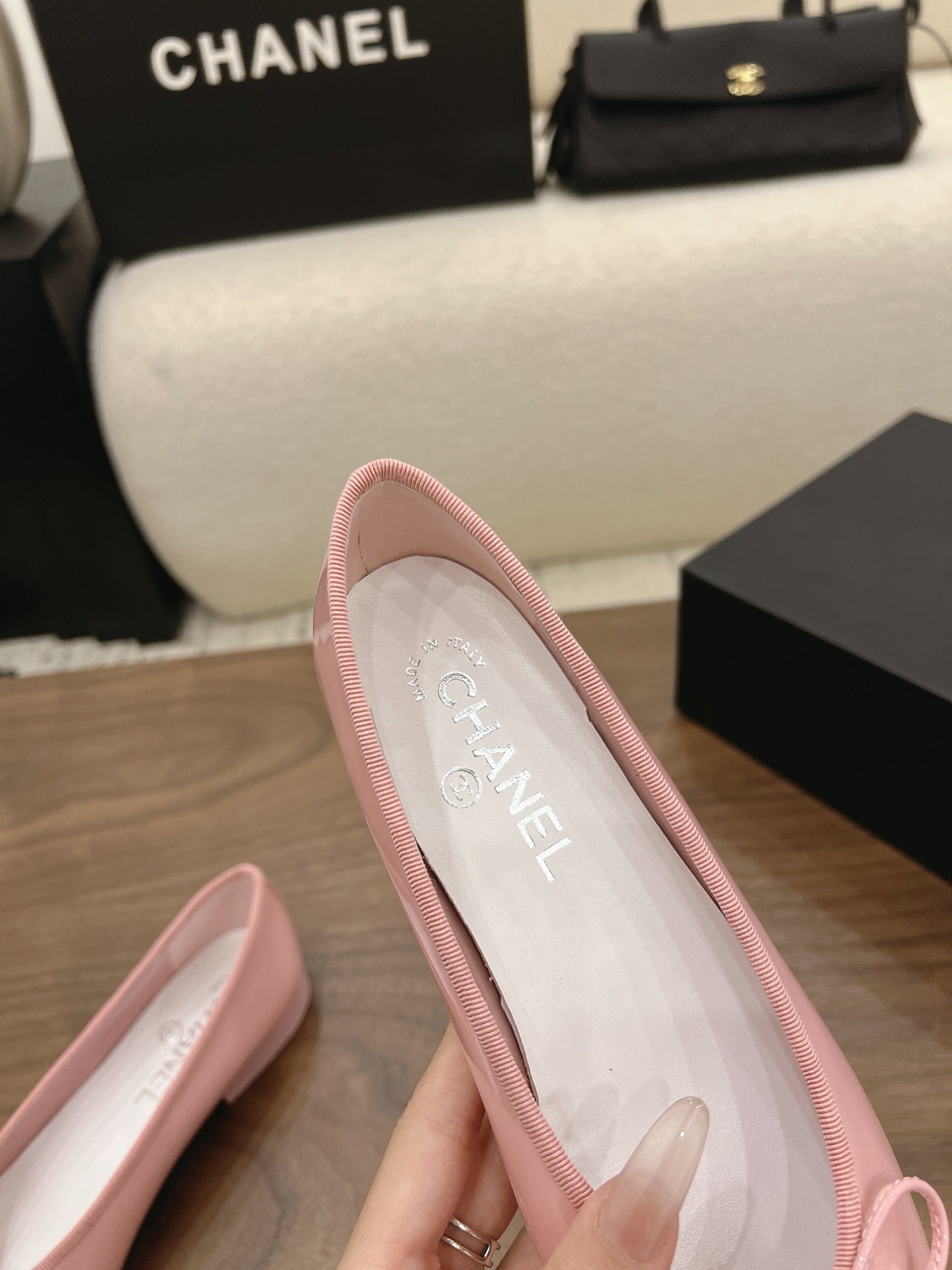 Chanel 2026 Ballet Flat Patent Leather 897526