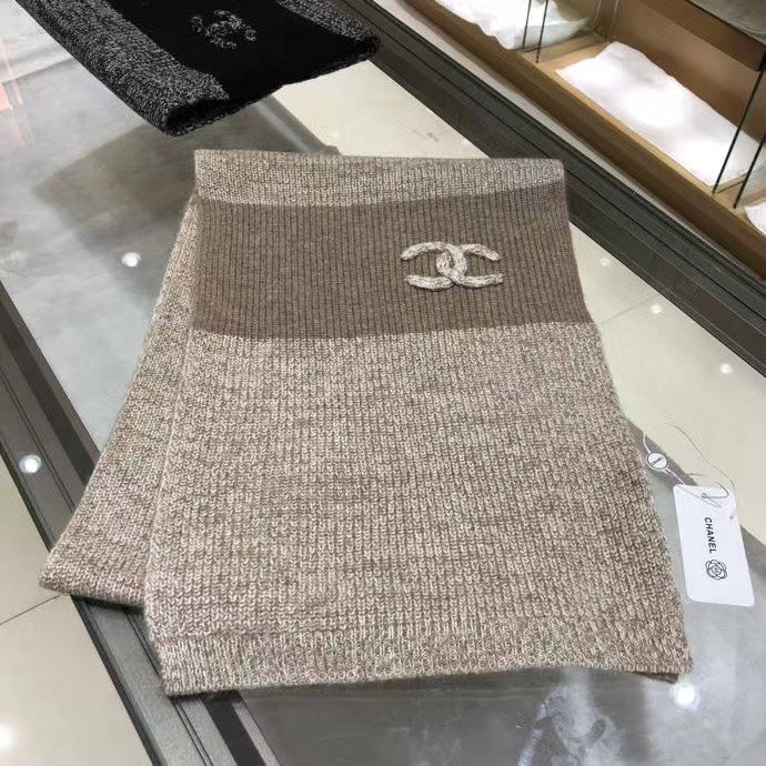 CC Scarf 200 CM In Brown Cashmere 416774