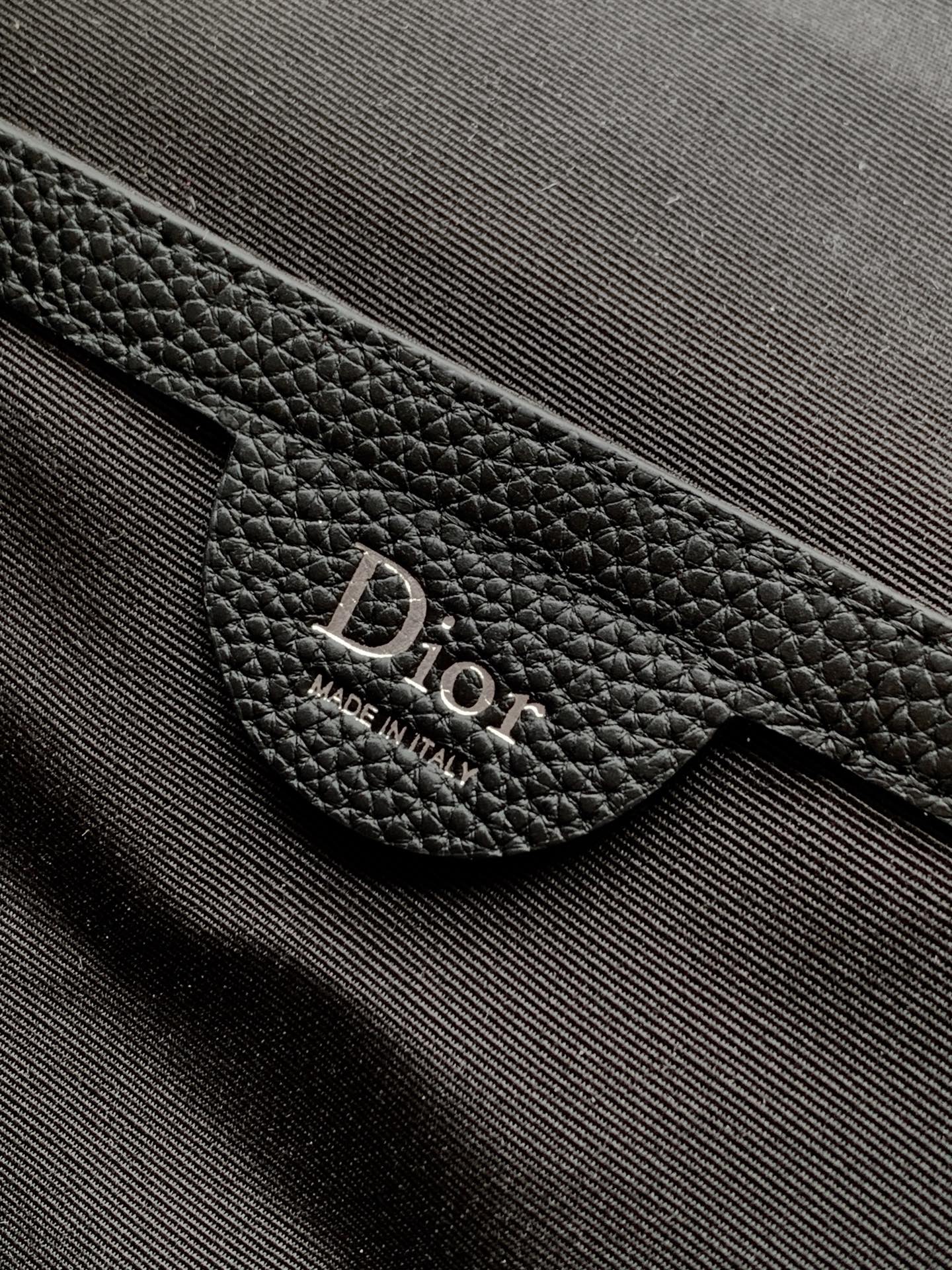 Dior 2026 Saddle Heritage Backpack With Flap 42cm Fabric Leather 355424