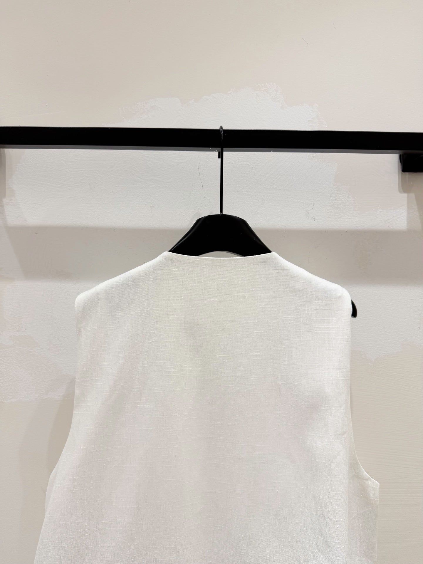 Miumiu 2026 Vest With Double-sided Floral Pattern White Cotton