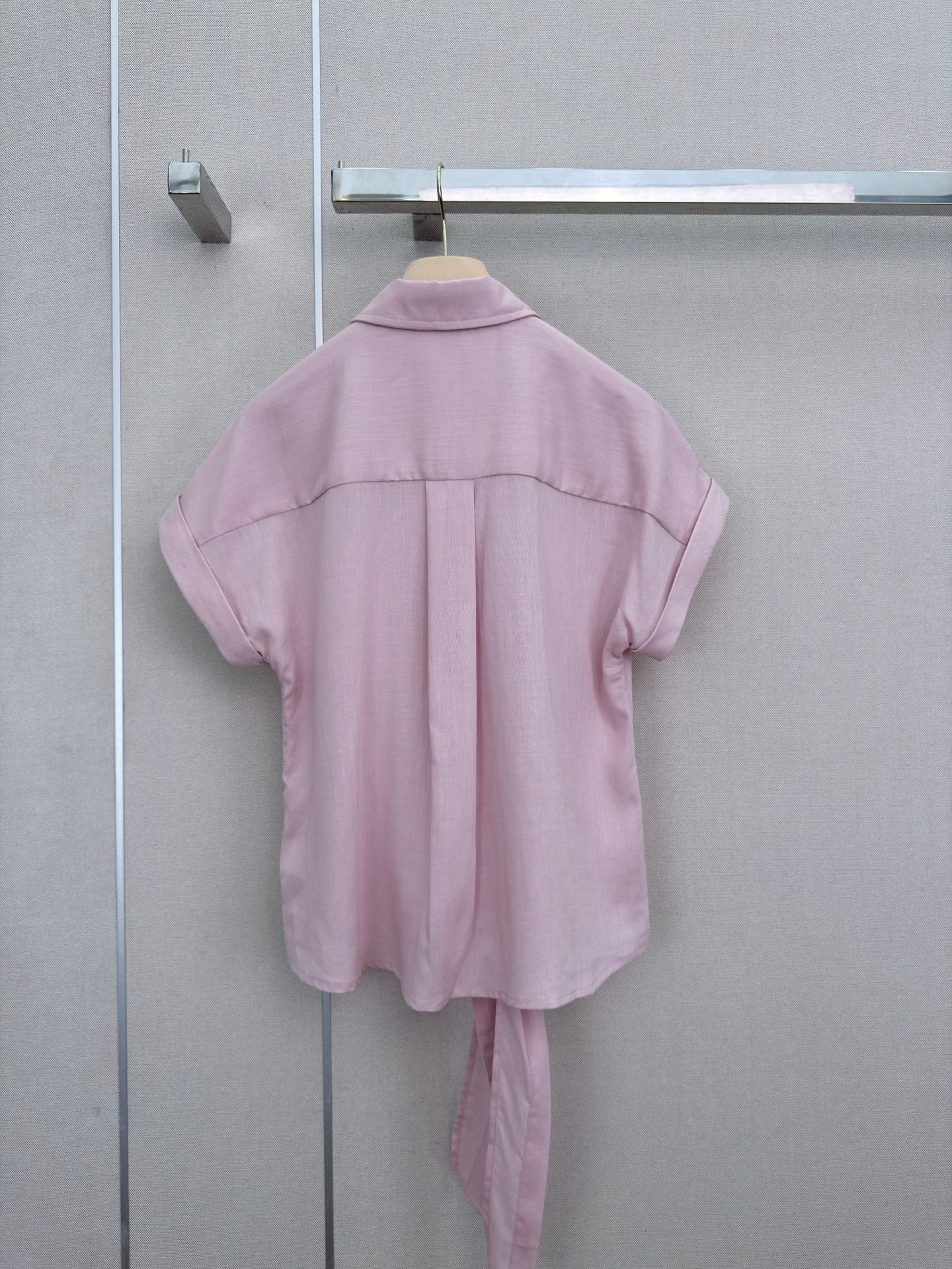 MiuMiu 2026 Short-Sleeved Shirt Tencel 636465