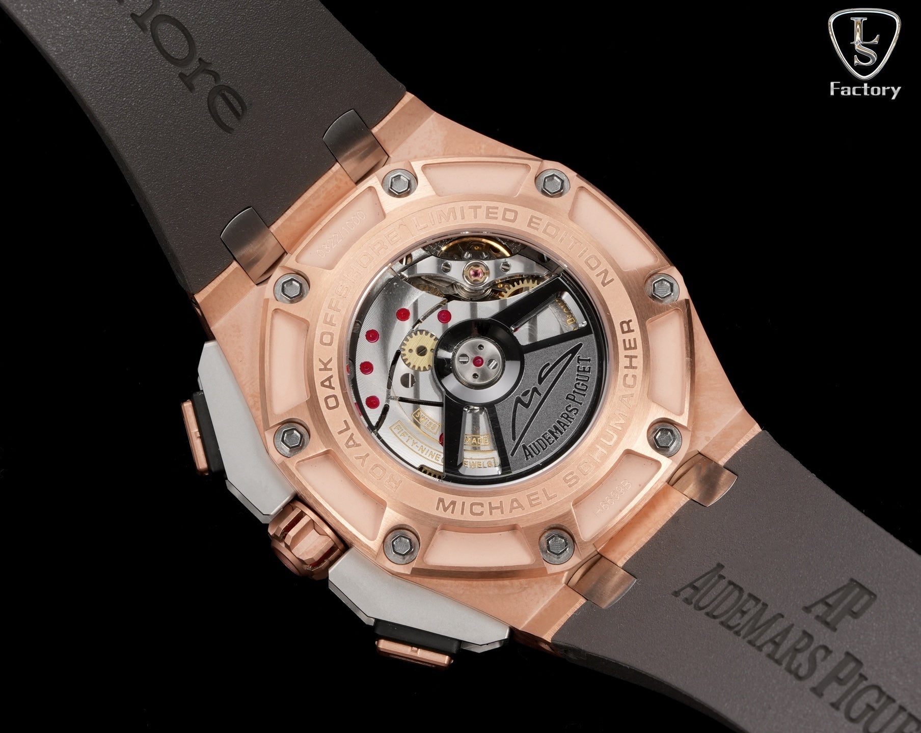 Audemars Piguet Royal Offshore Chronograph 44mm Rose Gold Case Brown Grey Dial