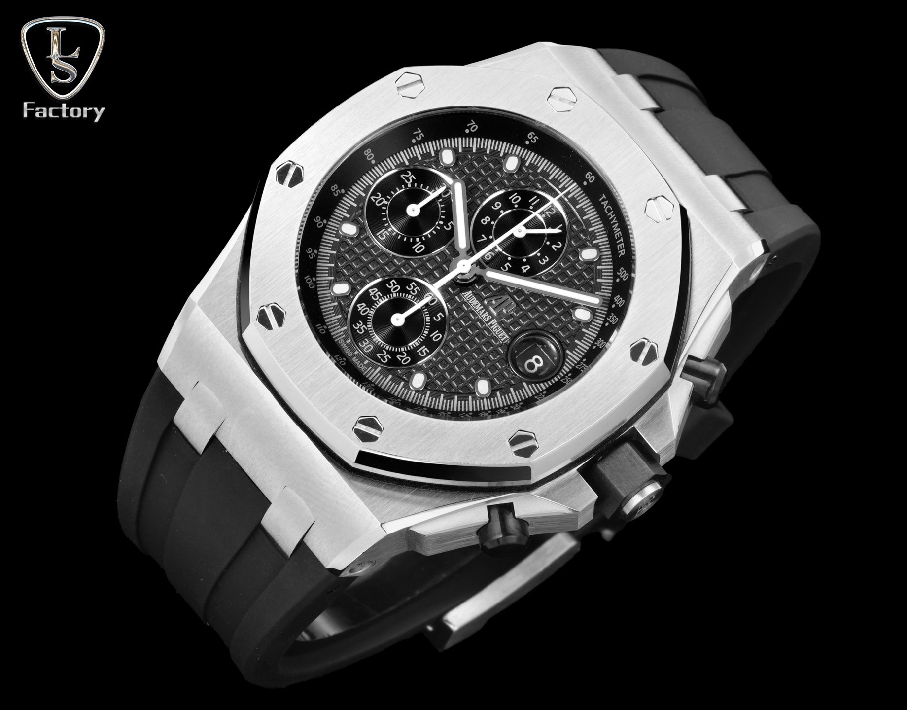 Audemars Piguet Royal Oak Offshore Chronograph 42mm Stainless Steel Dark Grey Dial Rubber Strap