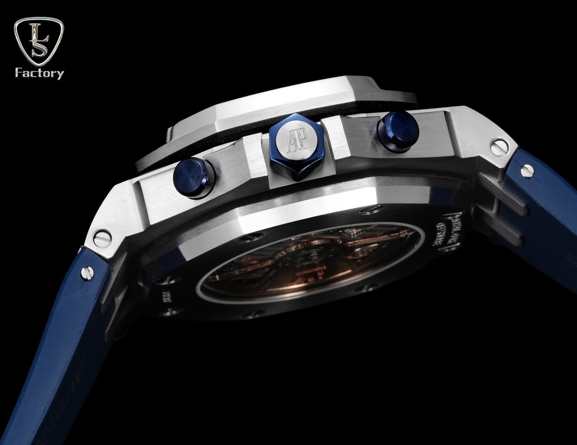 Audemars Piguet Royal Oak Offshore Chronograph 42mm Stainless Steel Blue Dial Rubber Strap