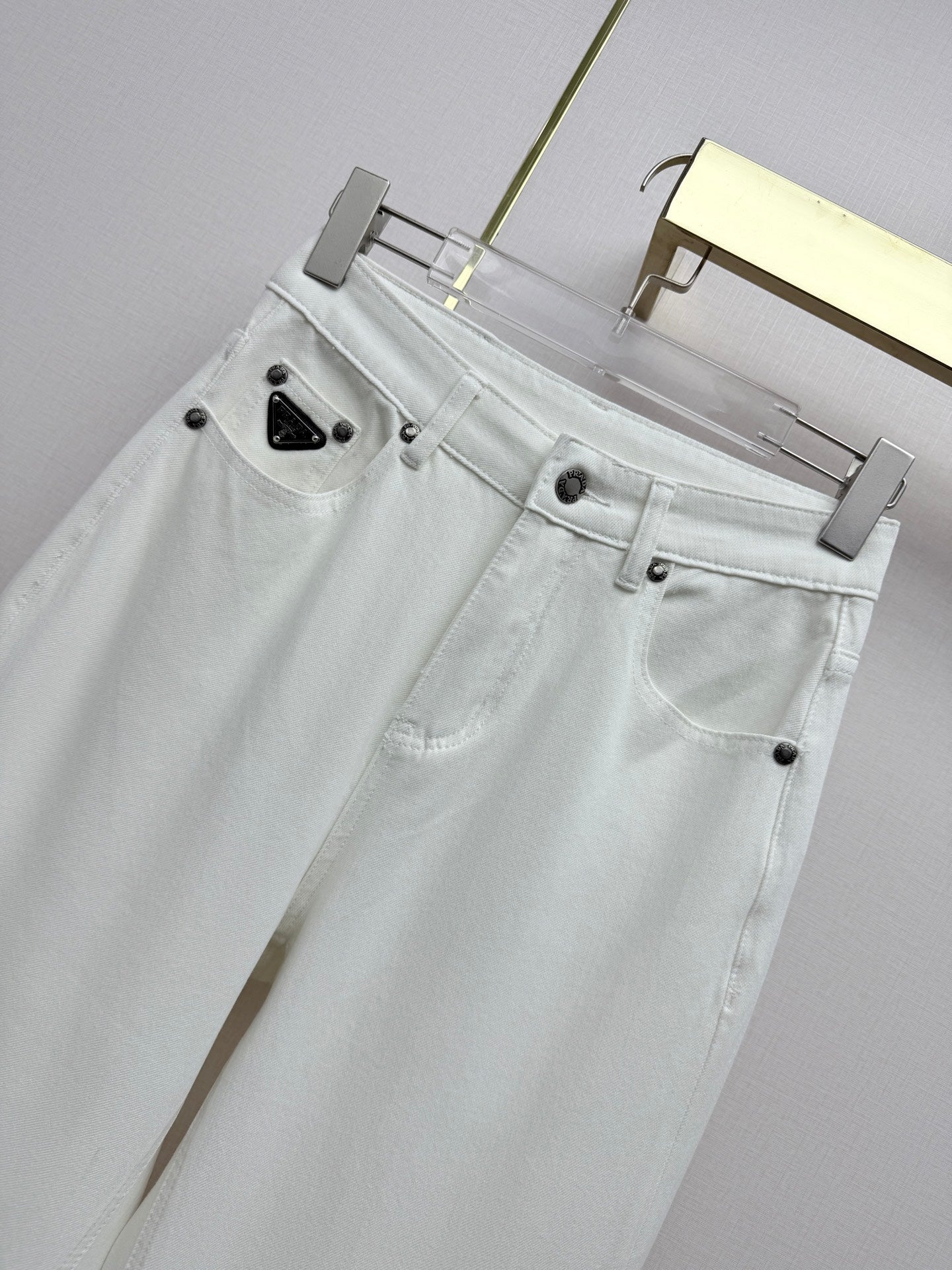 Prada 2026 Straight Leg Jeans Cotton 367748