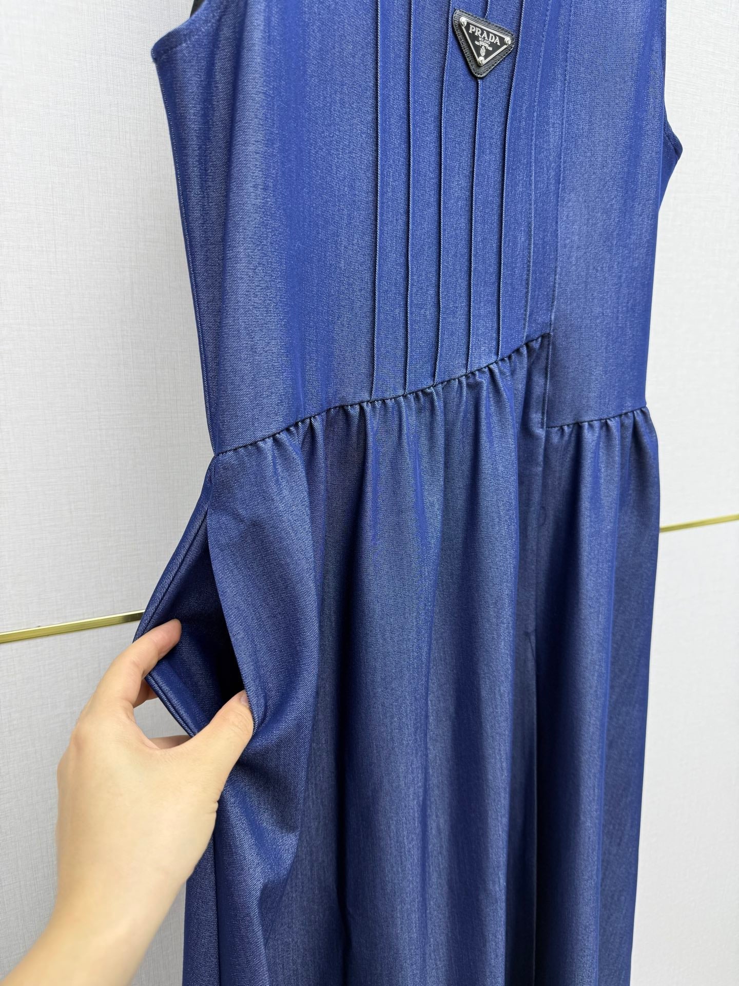 Prada 2026 Sleeveless Dress Cotton 396824