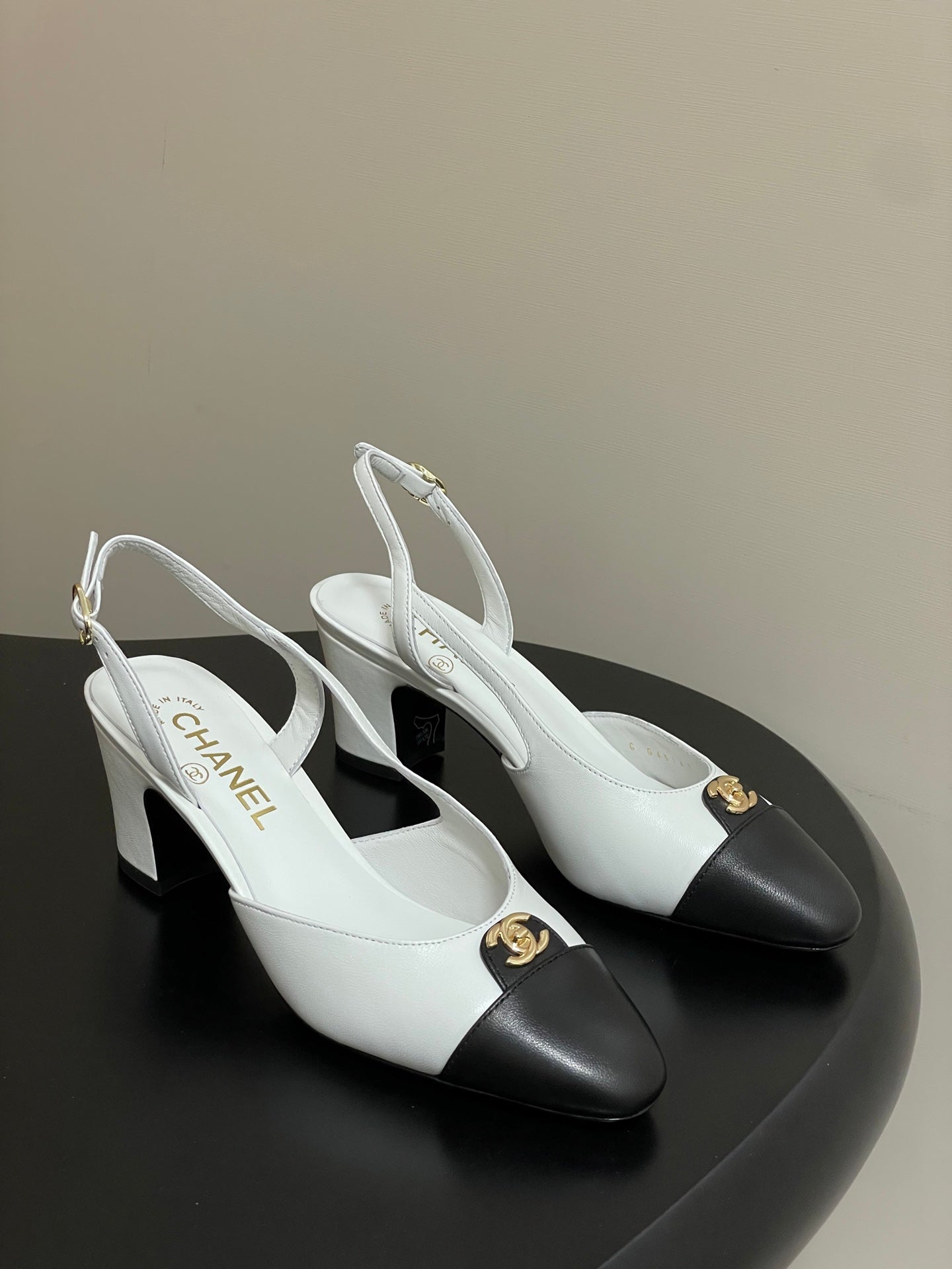 Chanel 25 Slingback 50mm Lambskin