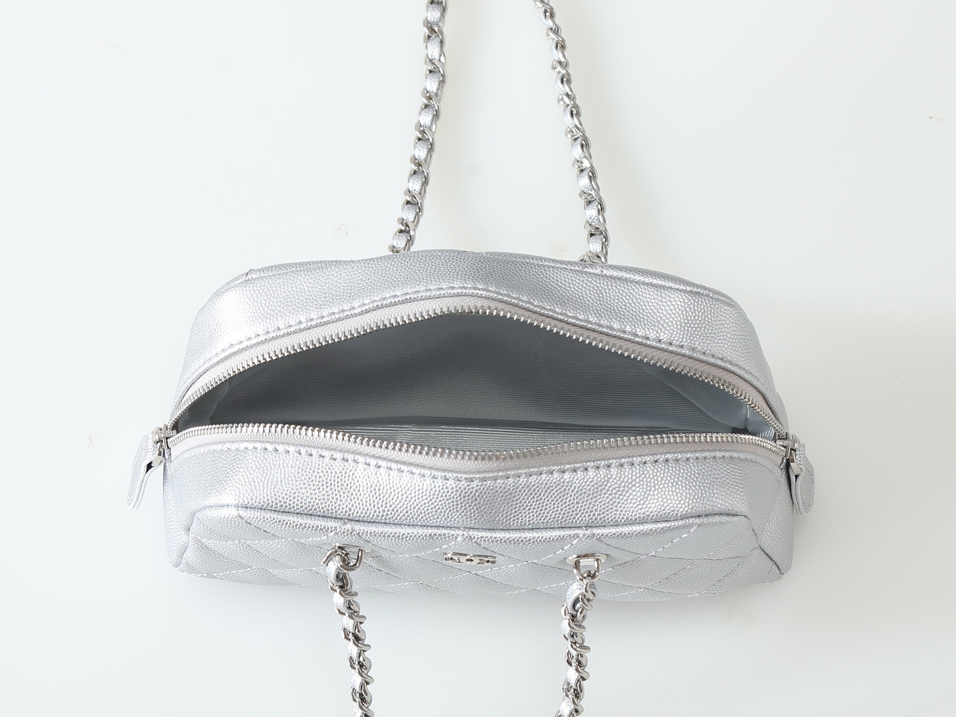 Chanel 2026 Mini Bowling Bag 19.5cm Embossed Calfskin