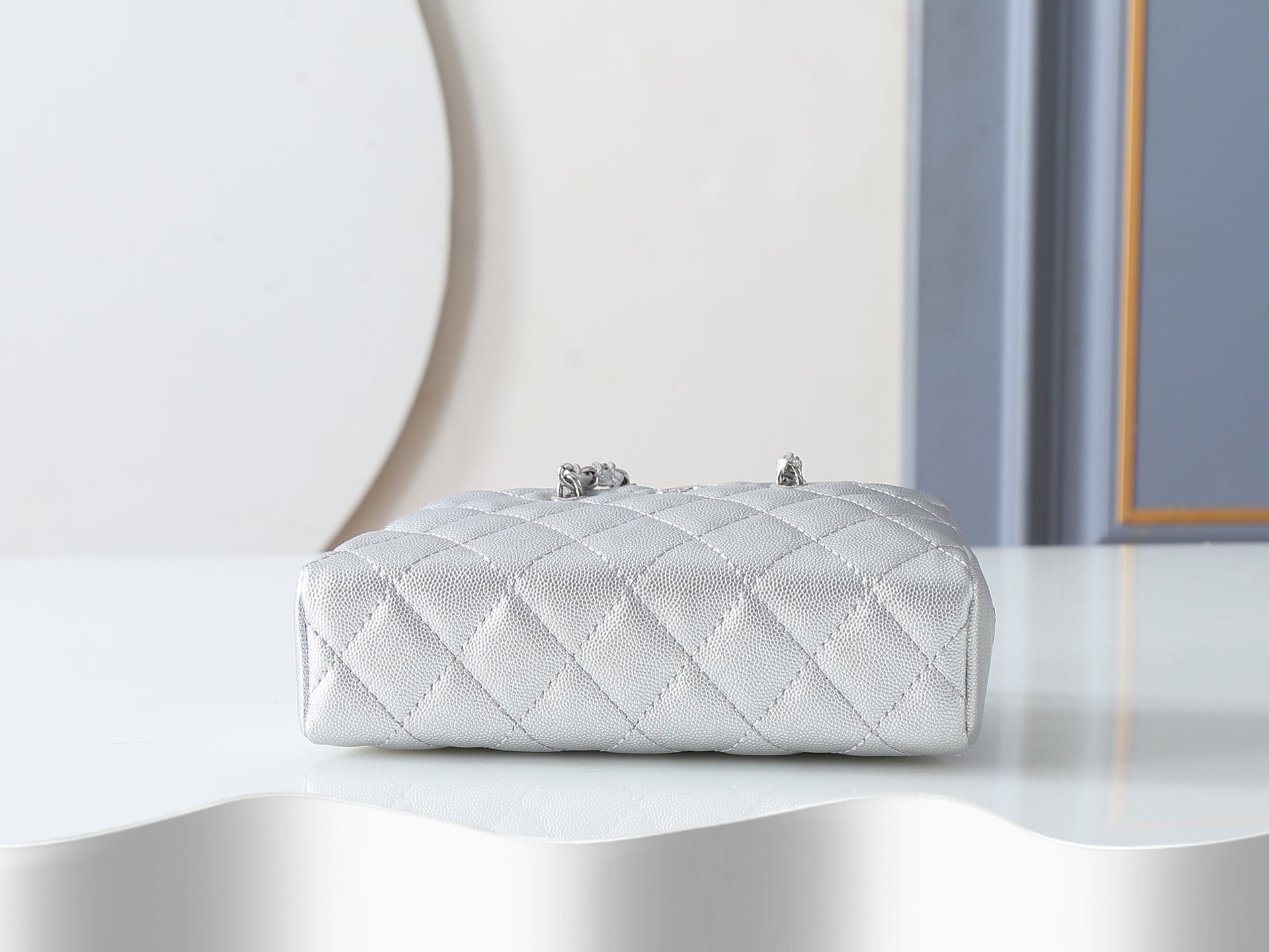 Chanel 2026 Mini Bowling Bag 19.5cm Embossed Calfskin
