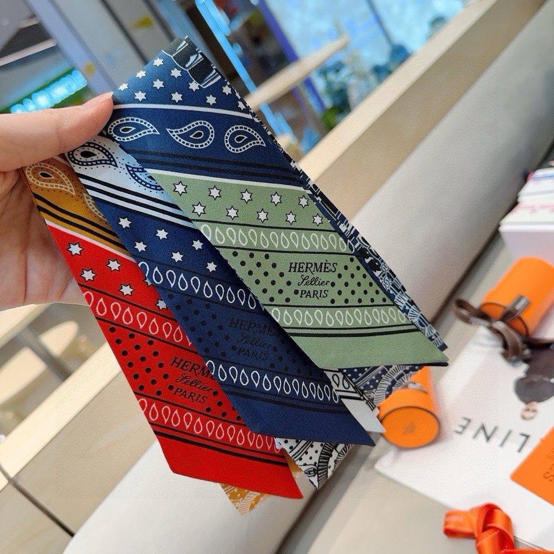 CC Slim Bandeau 120 CM In Colorful Silk Twill  287554