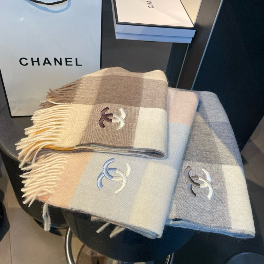 CC Scarf 180 CM In Colorful Cashmere 382715