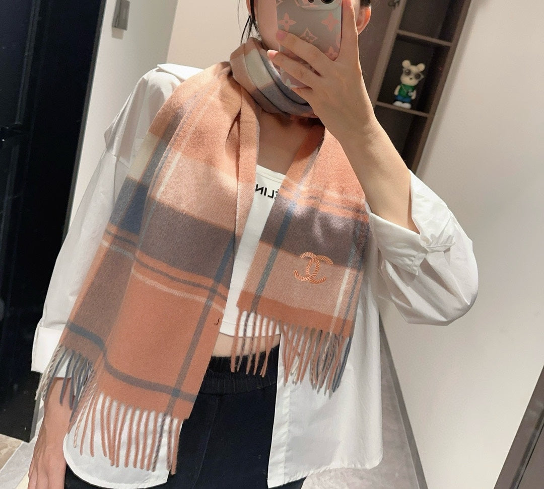 CC Scarf 180 CM In Colorful Cashmere 394481